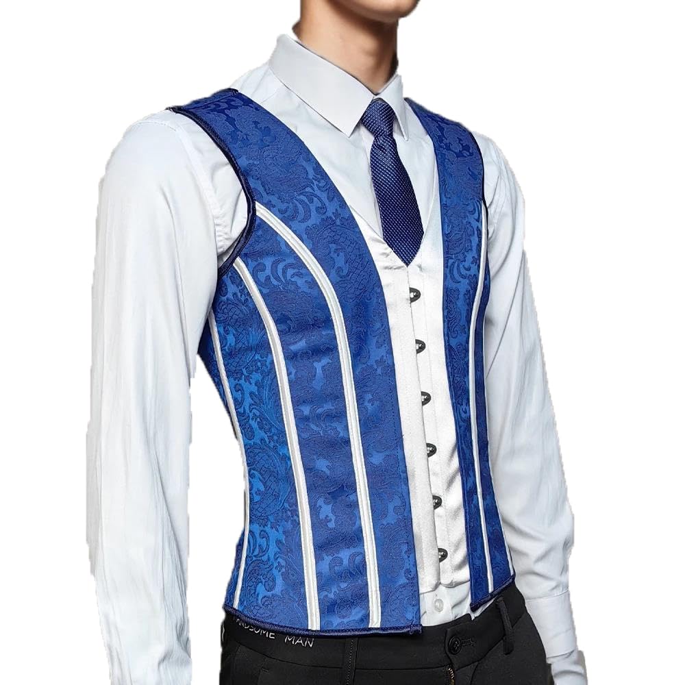 Amazon.com: Men'S Tight Fitting Corset Vest Vintage